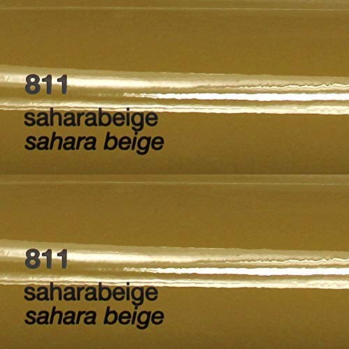 Unbekannt 11€/m² Oracal Plotterfolie Glanz 751c 811 Sahara-Beige 126 cm Breite gegossene Plotter Möbel-Folie selbstklebend High Performance cast von Unbekannt