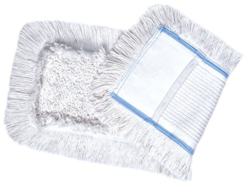 unbekannt 2 x Wischmop Baumwolle Wischmopp 50 cm Parkett Baumwollmopp - Wischbezug zur Echtholz trocken und nass Bodenpflege für Dielen Parkett Laminat & Fliesen (Baumwolle, 50 cm) (Ohne Mikrofaser) von unbekannt