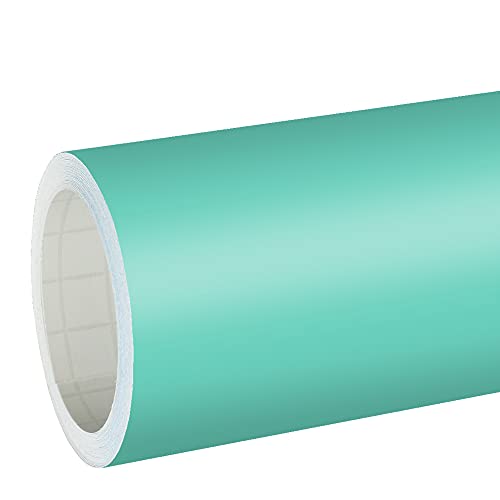 Unbekannt 5,08€/m² Rapid Teck® Matt Folie - 055 Mint - Klebefolie - 5m x 1,26m - Folie Matt Plotterfolie - Klebefolie Selbstklebend - auch als Moebelfolie - Dekofolientage von Unbekannt