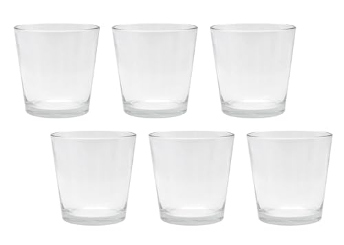 Unbekannt 6X Kerzenhalter Kerzenglas Votivglas Transparent Teelichtglas Kommunion Konfirmation Tischdeko Deko von Unbekannt