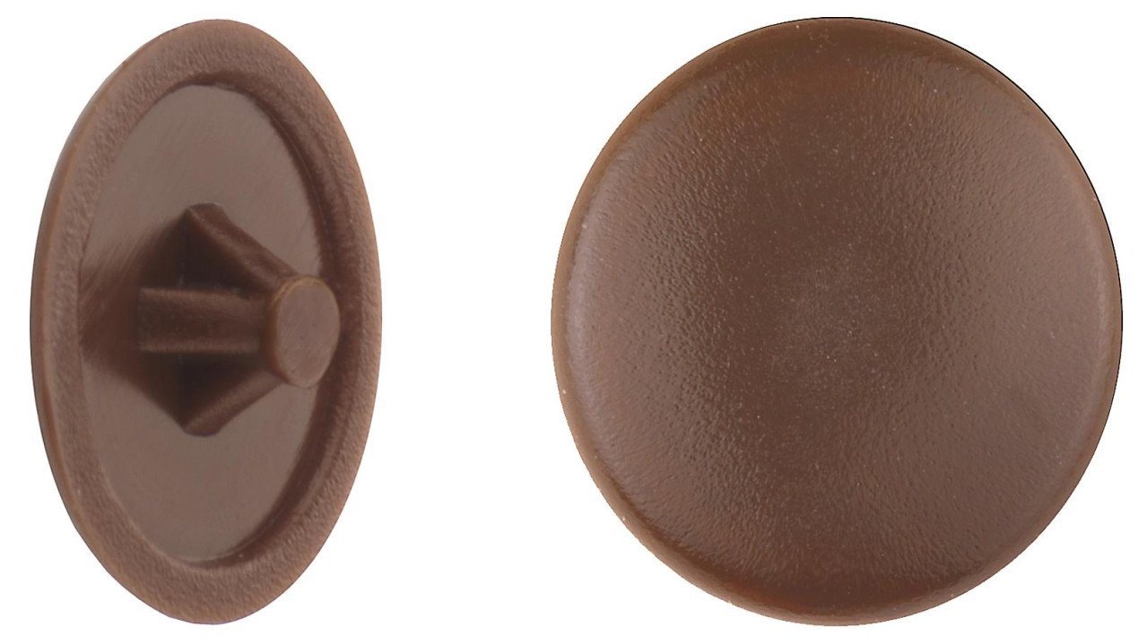 Connex Abdeckkappe Abdeckkappen Ø 12 mm für PZ Schrauben braun - 50 Connex Abdeckkappe Abdeckkappen Ø 12 mm für PZ Schrauben braun - 50 von Connex