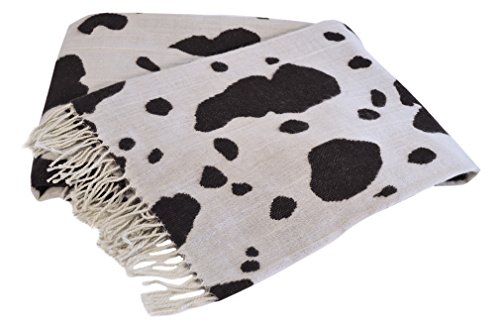 Toison d'Or Aglaé Merino Wohndecke 130 x 170 cm, elfenbeinfarben/Braun von Toison d'Or