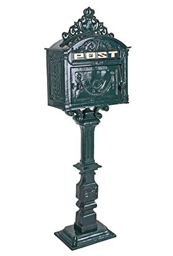 Unbekannt Briefkasten XXL Standbriefkasten Grün Postkasten Antik Gusseisen Postbox neu LTA317 (LTA018 Gruen) Palazzo Exklusiv von Unbekannt