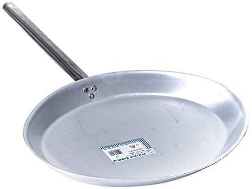 Unbekannt Brot Oval-Fischen Dicke 3 mm mit Griff aus 3 Stahlrohr, Ø 450 mm Cod. alma121b45 von Baldassare Agnelli