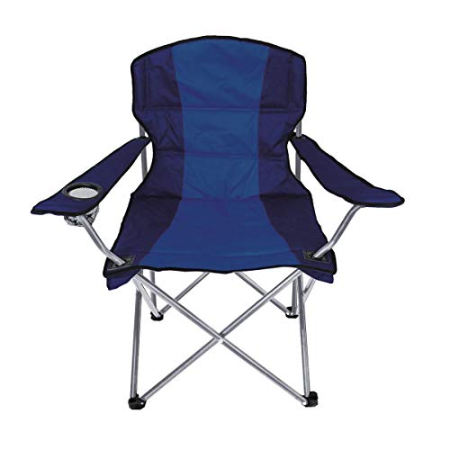 Unbekannt Campingsessel 58x58x95cm Klappstuhl Farbe wählbar Campingstuhl Stuhl Polyester, Farbe:blau von Unbekannt