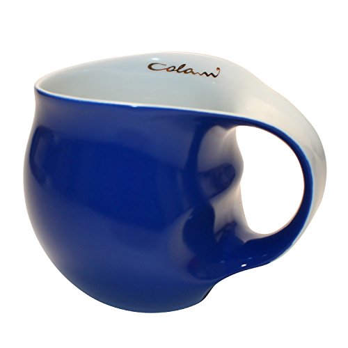 Colani Kaffeebecher, Porzellan, blau, 11 x 9,5 x 9 cm von Colani