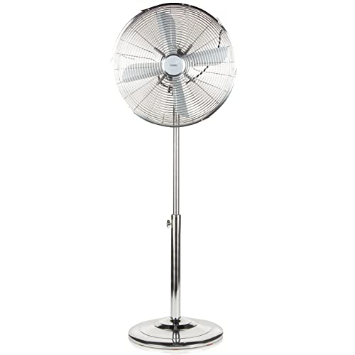 DOMO DO8132 Ventilator Stand 40 cm Chrom, 65 W, 230 V, Silberfarben von Domo