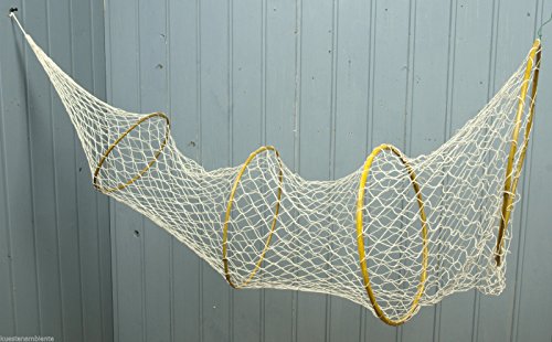 Unbekannt Deko Fisch-Reuse 130cm lang mit 4 Ringen für die Maritime Dekoration Unbekannt Deko Fisch-Reuse 130cm lang mit 4 Ringen für die Maritime Dekoration von Unbekannt