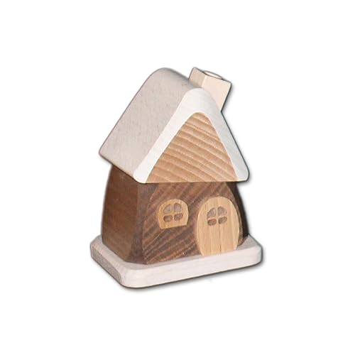 Holzwaren Egermann kleines Räucherhaus aus Holz - Hübsches Rauchhaus in der Farbe: Braun - Maße: ca. 9 x 6 x 7 cm - Made in Germany Holzwaren Egermann kleines Räucherhaus aus Holz - Hübsches Rauchhaus in der Farbe: Braun - Maße: ca. 9 x 6 x 7 cm - Made in Germany von Holzwaren Egermann Erzgebirge