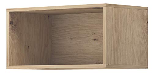Unbekannt Enjoy Wand Regal Wandboard Wandregal freischwebend 60 cm Graphit, Eiche Weiß (Enjoy ER60 Eiche) von Unbekannt
