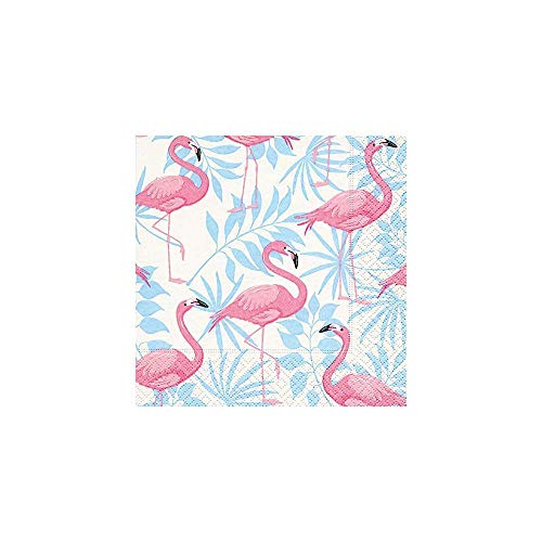 Unbekannt Flamingo Garden Motivservietten 33x33cm 20 Stück von Unbekannt