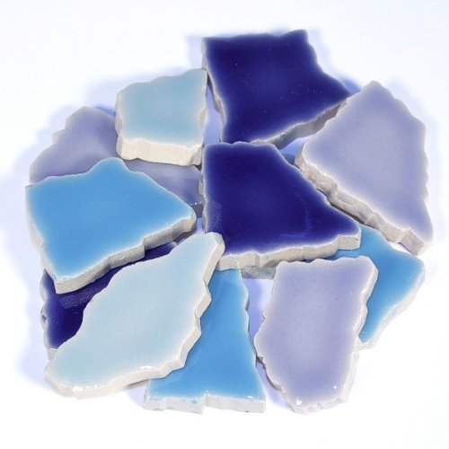 Unbekannt Flip Keramik - Farbmischungen Inhalt 3 kg, Farbe Blau Mix von Unbekannt