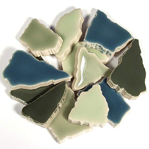 Unbekannt Flip Keramik - Farbmischungen Inhalt 3 kg, Farbe Grün Mix von Unbekannt