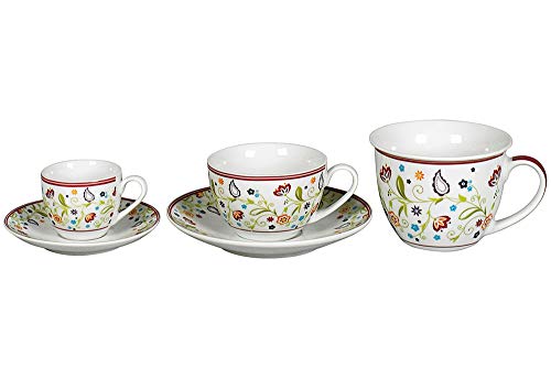 Unbekannt Flirt by R&B Espresso-Untertasse Doppio Shanti 12cm, 6 Stück - Keramik - Bohemian - Teller von Unbekannt