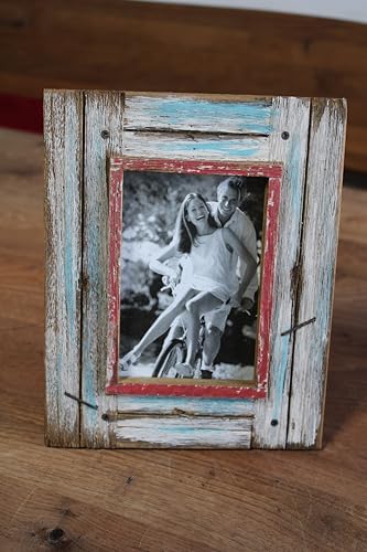 Unbekannt Fotorahmen Shabby-Chic, aus Holz, Fotogröße 10 x 15 cm, Bilderrahmen rustikal Unbekannt Fotorahmen Shabby-Chic, aus Holz, Fotogröße 10 x 15 cm, Bilderrahmen rustikal von Unbekannt