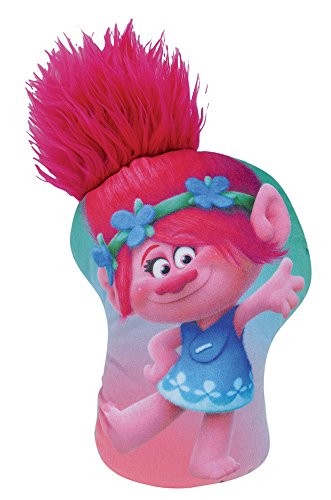 FUN HOUSE 712713 die Trolle Kissen Poppy Polyester Mehrfarbig 20 x 6 x 30 cm von Fun House