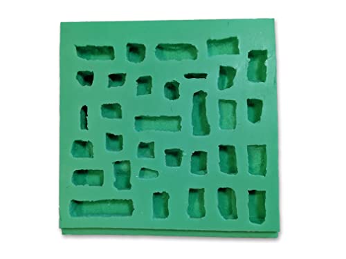 Unbekannt Giessform Silikonform Griechische Steine Krippenbausteine Set 10 von Unbekannt