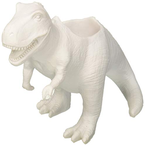 Gift Republic T-Rex Dinosaurier-Übertopf, Weiß von GR Gift Republic