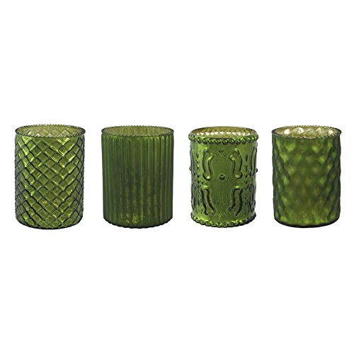 Unbekannt Glas- TEELICHT mit DEKOR ca 10 cm. 4 STÜCK. Teelichtglas teilw. verspiegelt. GRÜN -50 Unbekannt Glas- TEELICHT mit DEKOR ca 10 cm. 4 STÜCK. Teelichtglas teilw. verspiegelt. GRÜN -50 von Unbekannt