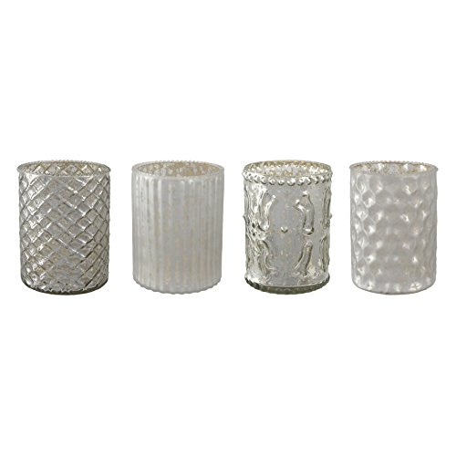 Unbekannt Glas- TEELICHT mit DEKOR ca 10 cm. 4 STÜCK. Teelichtglas teilw. verspiegelt. Silber -49 Unbekannt Glas- TEELICHT mit DEKOR ca 10 cm. 4 STÜCK. Teelichtglas teilw. verspiegelt. Silber -49 von Unbekannt