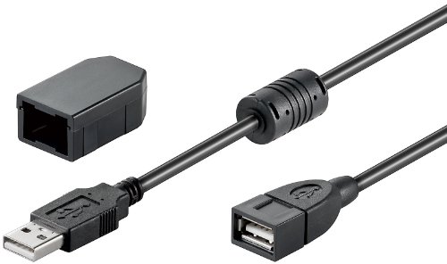 Unbekannt Goobay USB Verl AA 200 Clip SCHWARZ 2.0 2m USB 2.0 Hi-S (3 Stück) von Unbekannt