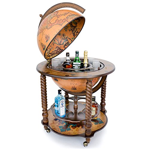 Unbekannt Große Bar Globe Drinks Cabinet mit Echtheitszertifikat von Unbekannt