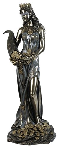 Unbekannt Große Fortuna römische Göttin des Glücks Figur 71 cm Skulptur von Unbekannt