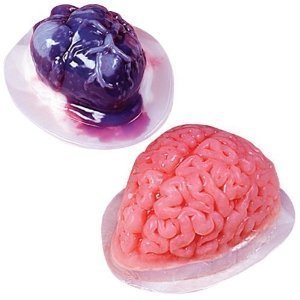 Unbekannt Gruseliges Gehirn & Herz Puddingform Set Heart & Brain von Fun World