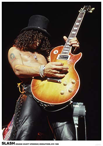 Unbekannt Guns N' Roses Poster Slash LIVE ORANGE County Speedway Middletown NYC 1988 von Unbekannt