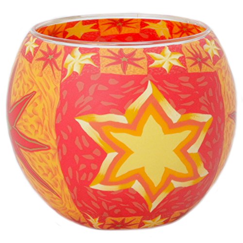 Unbekannt Hellmann Leuchtglas 224 Stern gelb/orange/rot 11cm von Unbekannt