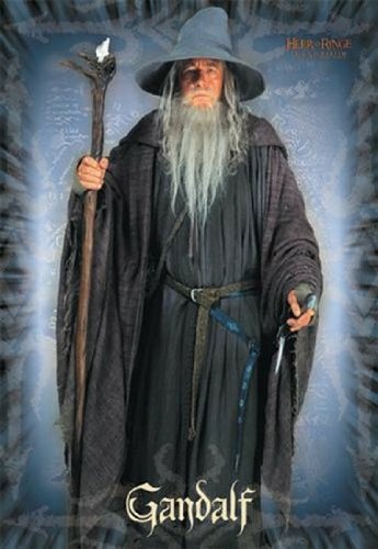 Unbekannt Herr der Ringe, Gefährten, Gandalf, Poster 90 x 64 cm von Unbekannt