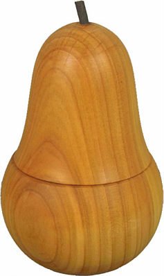 Unbekannt Holzobst Birne groß ca 9,5 cm Unbekannt Holzobst Birne groß ca 9,5 cm von Unbekannt