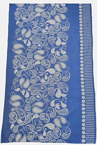 Unbekannt IKEA Buffet-Decke BACKTIMJAN Baumwoll-Tischdecke mit Paisleymuster in blau - 150x250 cm von Unbekannt