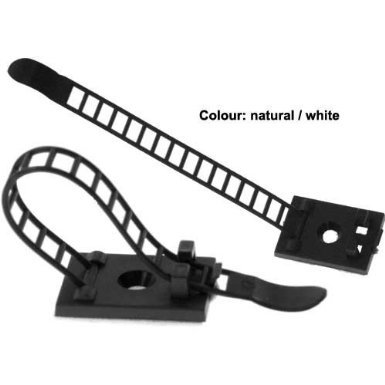 Unbekannt InLine® Kabelbinder Bündelklemme 94mm, natur, 10 Stück von Unbekannt