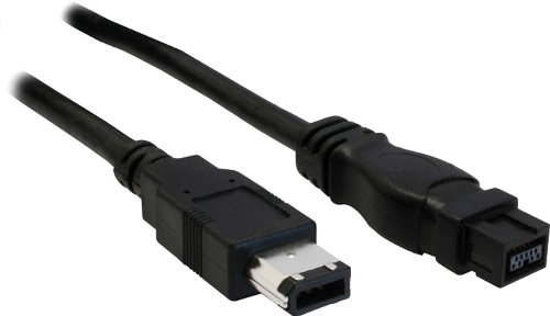 Unbekannt InLine FireWire Kabel 6pol/9pol Stecker/Stecker 1,8m schwarz von Unbekannt