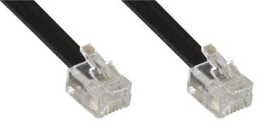 Unbekannt Inline® Modularkabel RJ12, Stecker/Stecker, 6adrig, 6P6C, 10m von Unbekannt