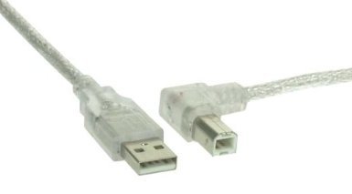 Unbekannt Inline USB 2.0 Kabel A an B rechts abgewinkelt transparent 0,5m Unbekannt Inline USB 2.0 Kabel A an B rechts abgewinkelt transparent 0,5m von Unbekannt