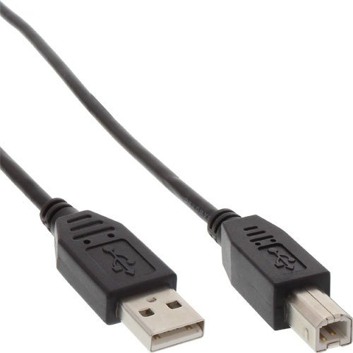 Unbekannt Inline USB 2.0 Kabel A an B schwarz 3m Unbekannt Inline USB 2.0 Kabel A an B schwarz 3m von Unbekannt