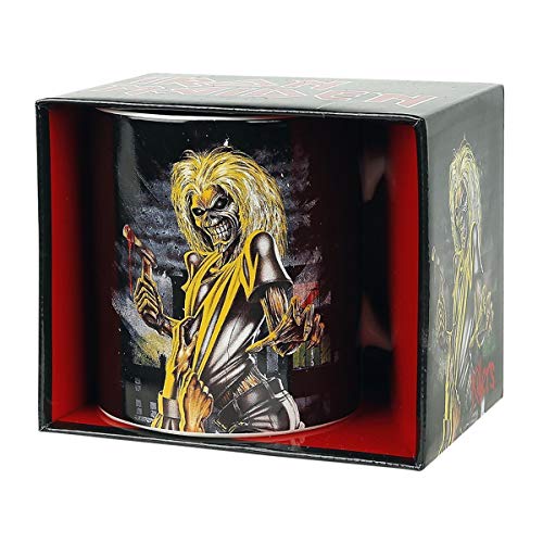 Iron Maiden Tasse Killer, Edelstahl, weiß, 1 Stück (1er Pack) von Iron Maiden