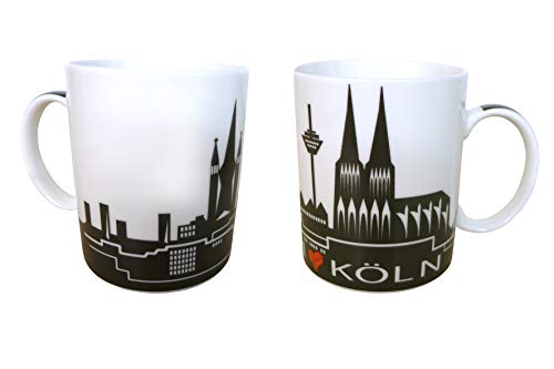 Unbekannt Kaffeebecher I Love Köln Kölner Skyline Dom Tasse Kaffeetasse Becher Kaffeetasse von Unbekannt