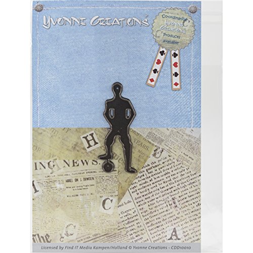 Karte Deco, Herren soccerplayer Yvonne Creations sterben von Card Deco