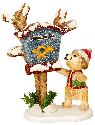 Unbekannt Kleine Figuren & Miniaturen Winterkinder 3er Set Zeitungsbote - 6cm - Hubrig Volkskunst von Unbekannt