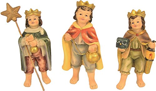 Unbekannt Krippenfigur, 3-TLG. Set Sternsinger ca. 8cm für 12cm Figuren von Unbekannt