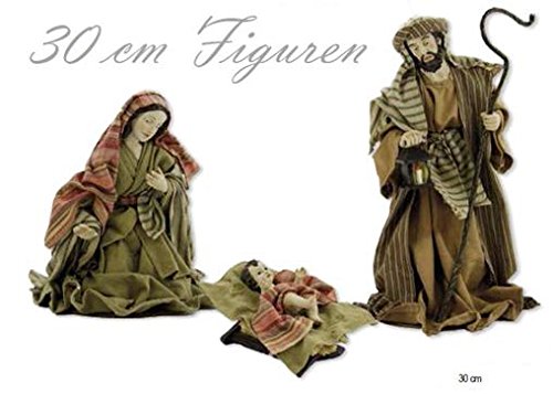 Unbekannt Krippenfiguren Heilige Familie orientalisch 3tlg. Set geeignet für 30cm Figuren von Unbekannt