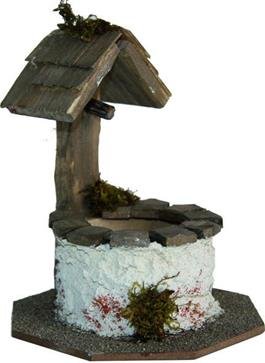 Unbekannt Krippenzubehör, Brunnen rund, Höhe 9cm von Unbekannt