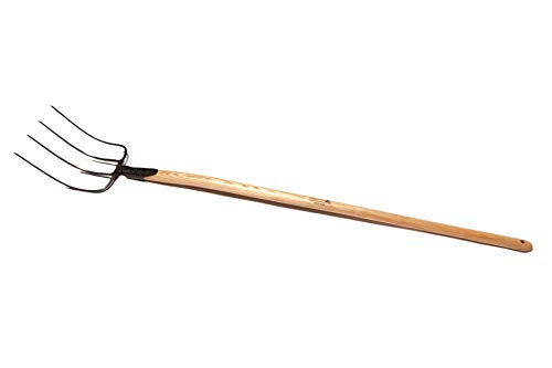 Unbekannt Krumpholz Dunggabel mit Schienenzwinge (Stiellänge 135 cm) von Unbekannt