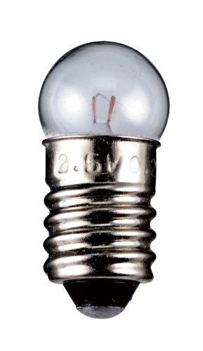 Unbekannt Kugelförmige Lampe; L-3624 IVP E10 Taschenlampen- Kugellampe 1,2W 100mA 12V von Unbekannt