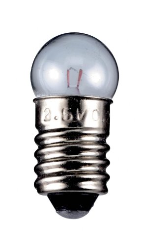 Unbekannt Kugelförmige Lampe; L-3627 IVP E10 Taschenlampen- Kugellampe 0,45W 100mA 4,5V von Unbekannt