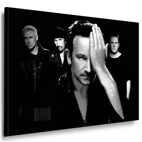 Unbekannt Kunstdruck U2 - Bono Leinwandbild 100x70cm k. Poster ! Bild fertig auf Keilrahmen ! Pop Art Gemälde Kunstdrucke, Wandbilder, Bilder zur Dekoration - Deko. Musik Stars Kunstdrucke von Unbekannt