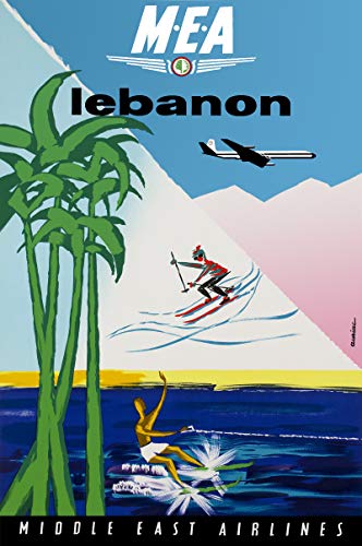 Unbekannt Lebanon Liban Reproduktion, Poster, Format 50 x 70 cm, Papier, 300 g, digitalen Datei HD möglich. (Shop: Display evintage.fr.) von Unbekannt